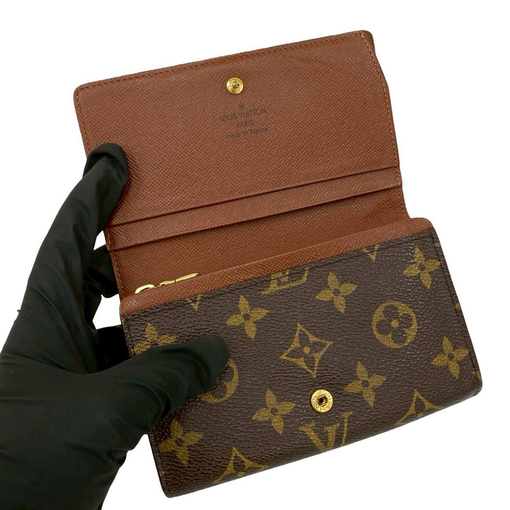 雙折皮夾 Louis Vuitton Portomone Bier Tresor