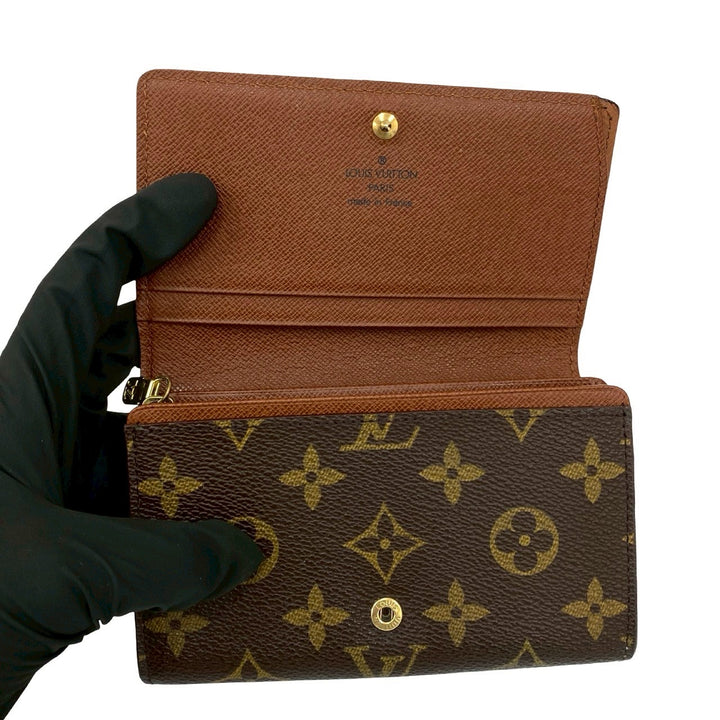雙折皮夾 Louis Vuitton Portomone Bier Tresor