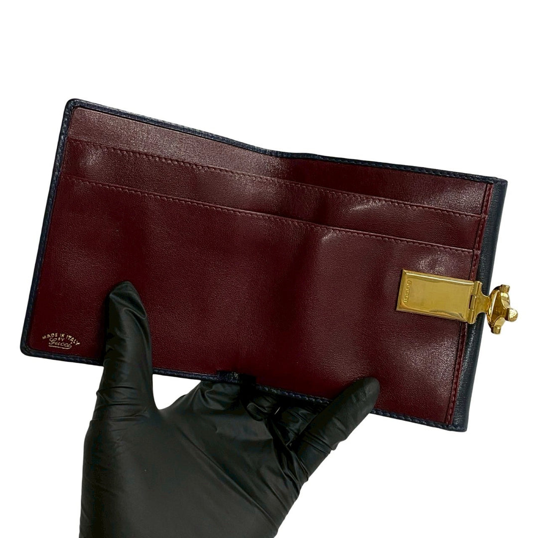雙折皮夾 gucci