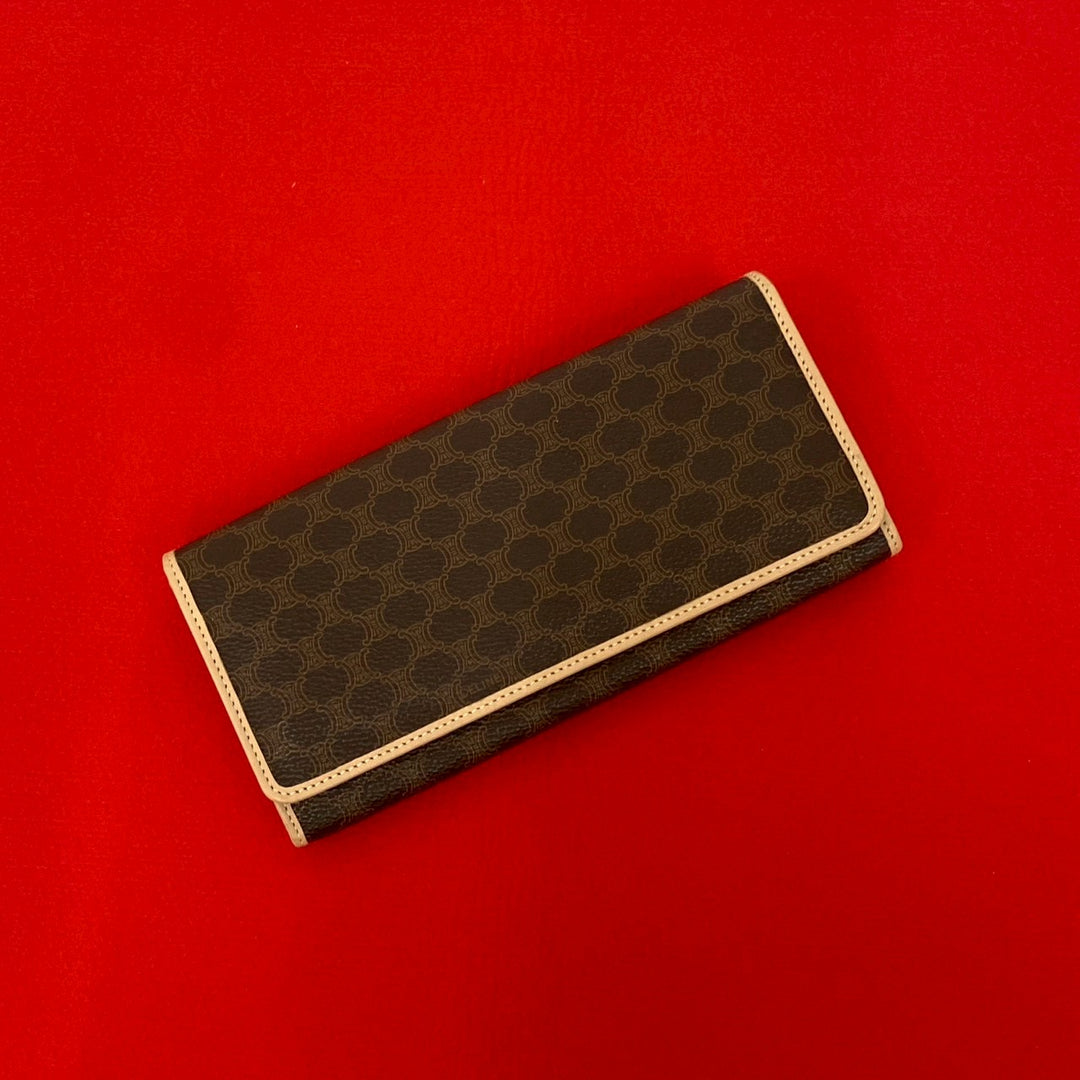 長版皮夾 celine