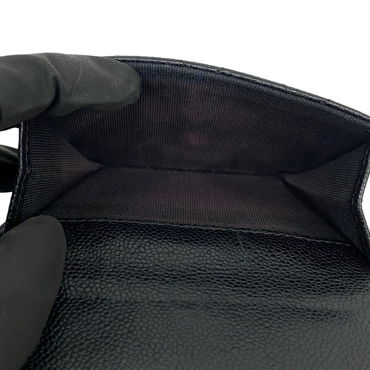 trifold wallet chanel