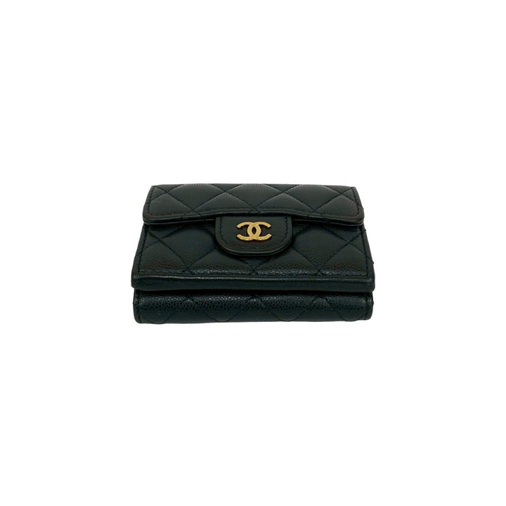 trifold wallet chanel