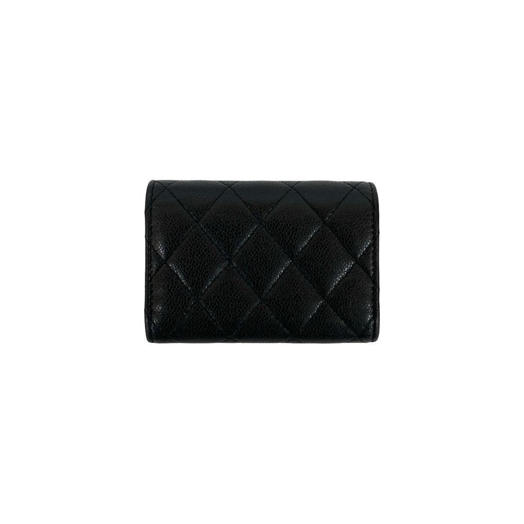 trifold wallet chanel