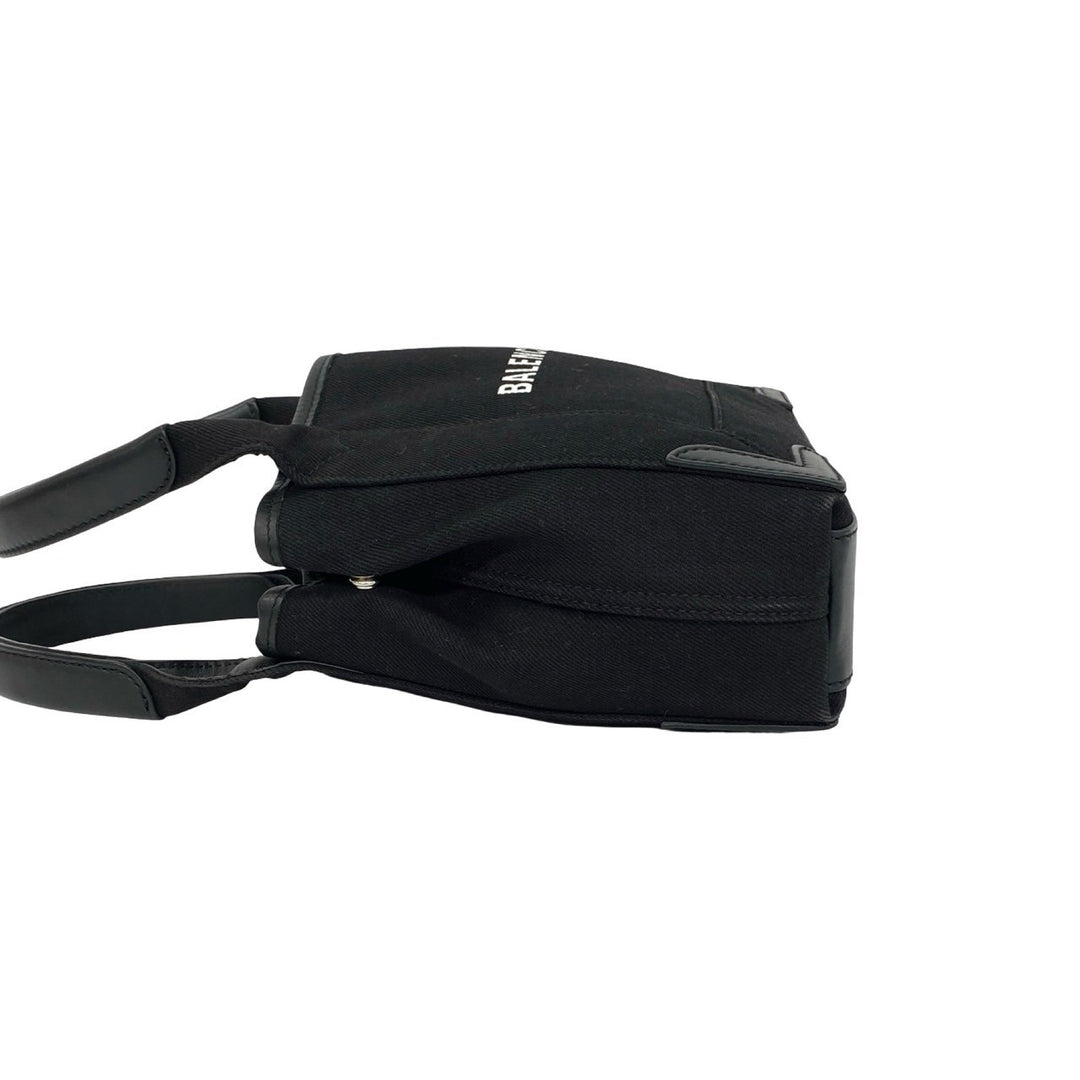 Shoulder bag Balenciaga navy cabas XS