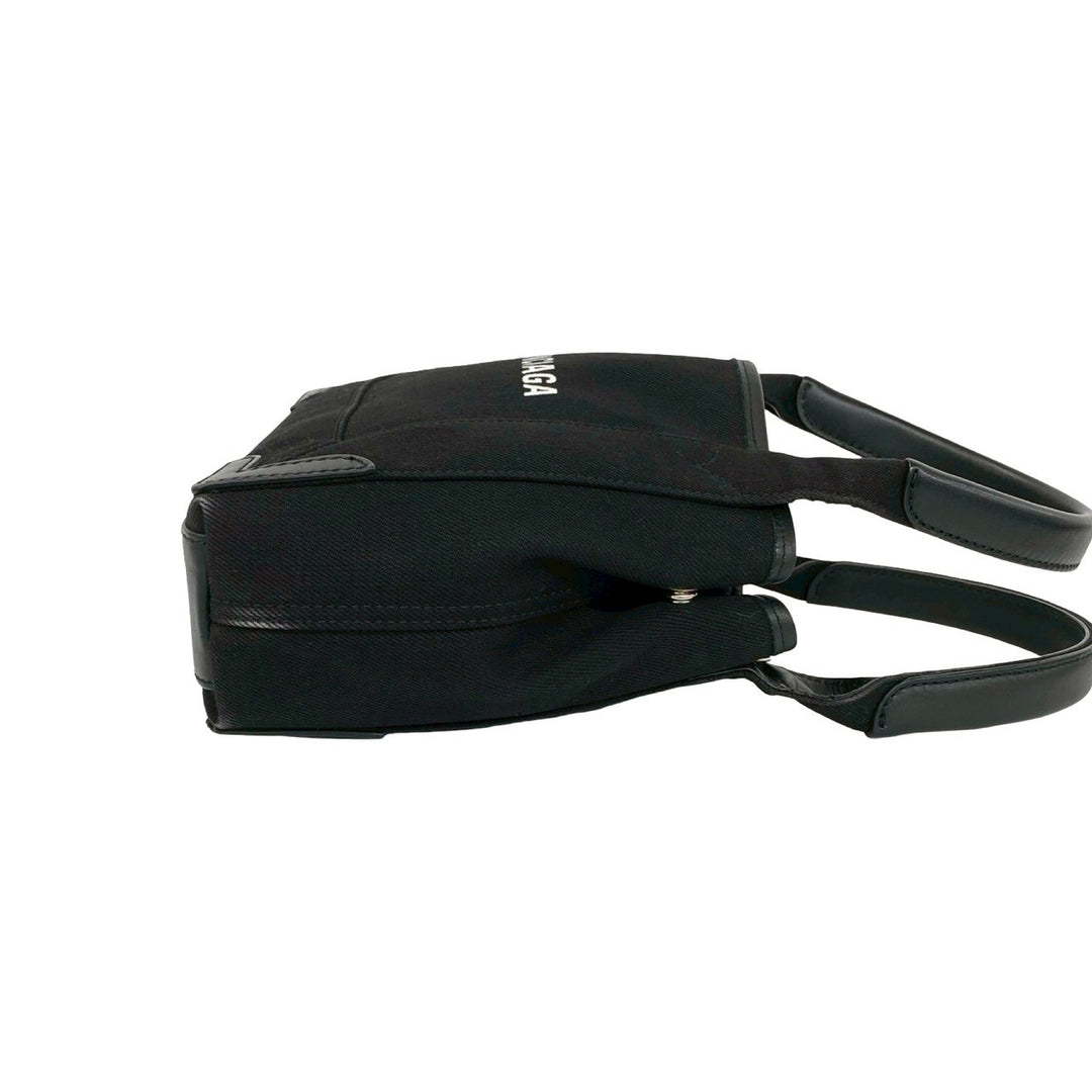 Shoulder bag Balenciaga navy cabas XS