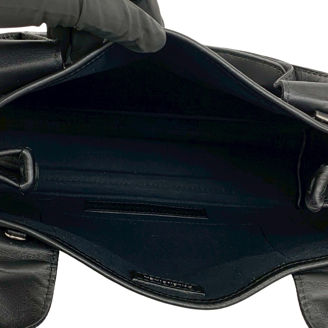 Shoulder bag Balenciaga navy cabas XS