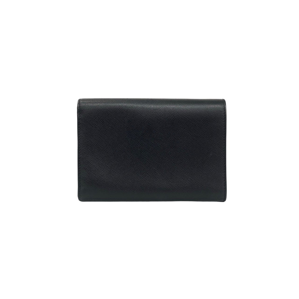 trifold wallet prada