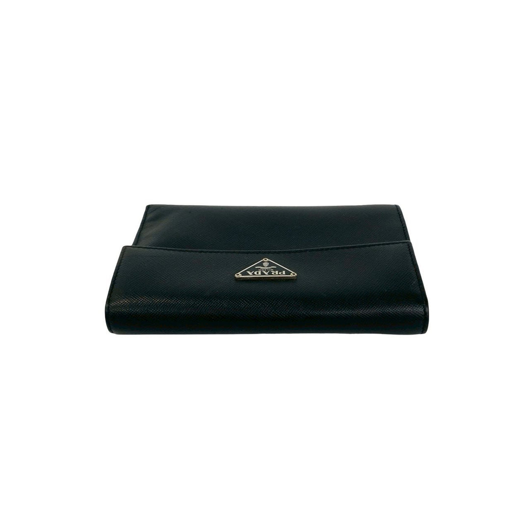 trifold wallet prada