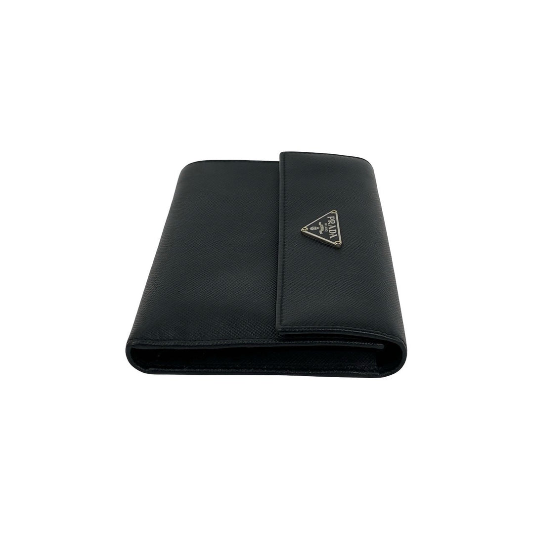 trifold wallet prada
