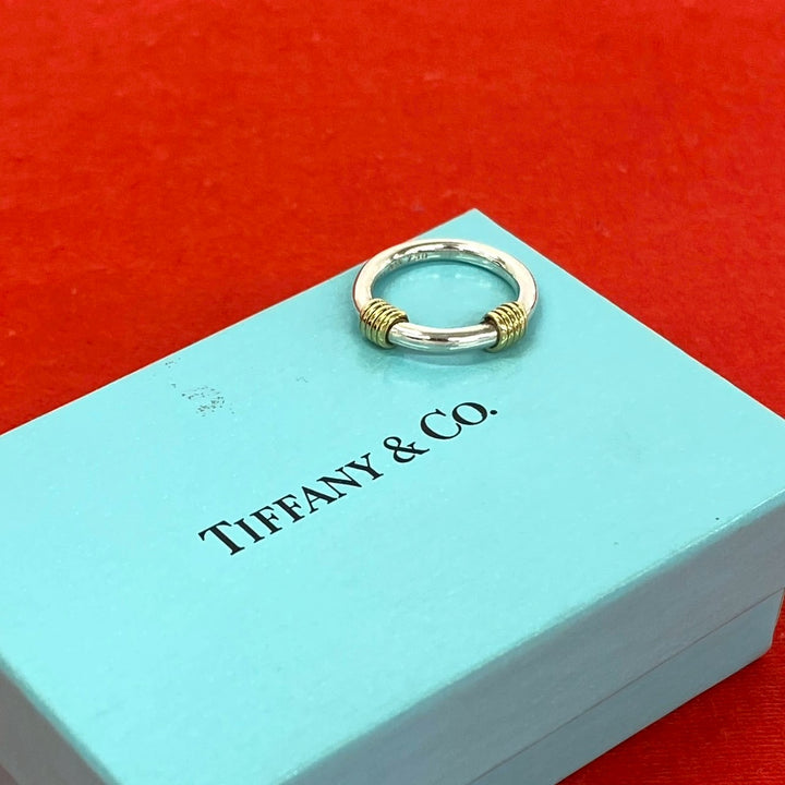 Rings Tiffany Band With 2 Wire Ring