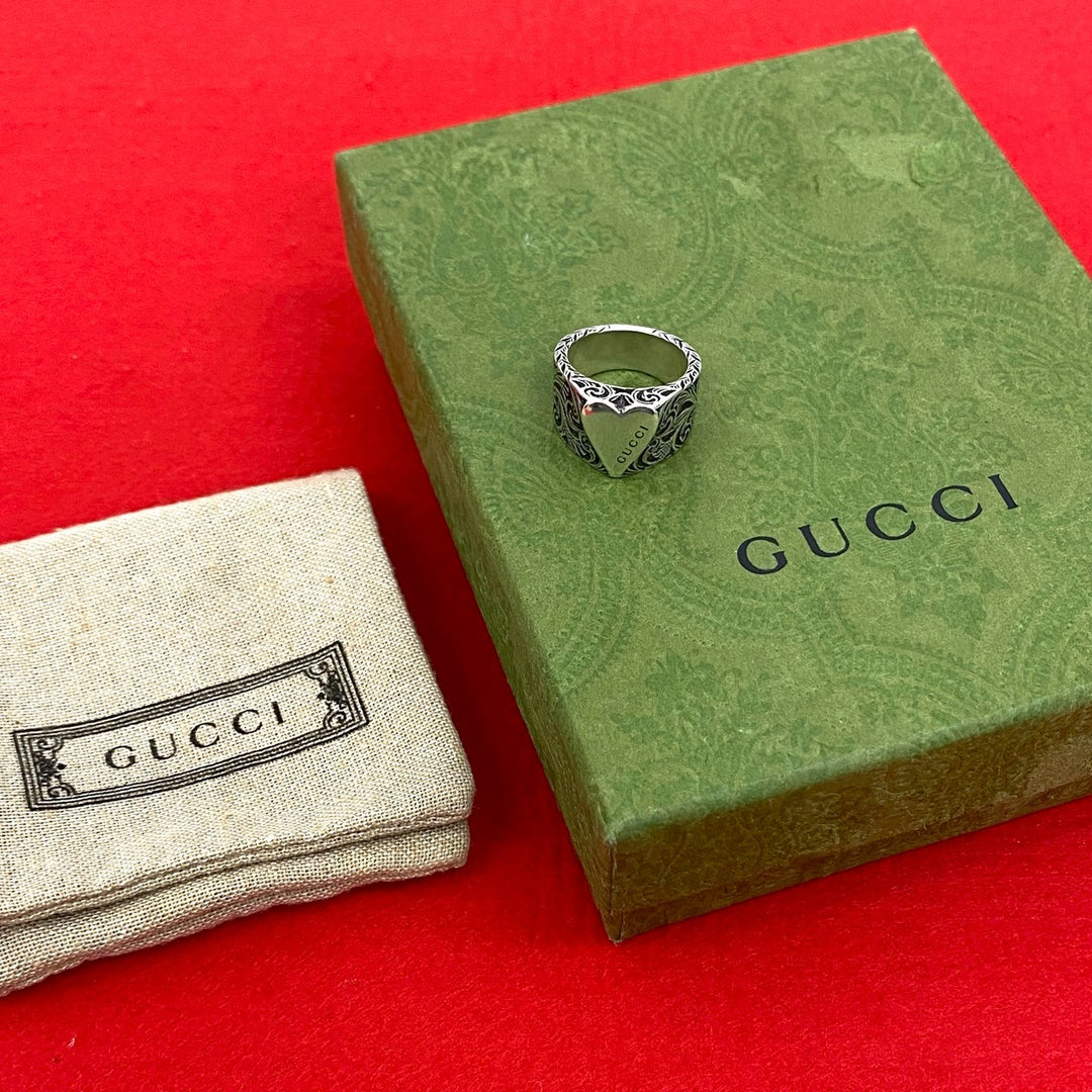 戒指 Gucci 阿拉伯式花紋心形戒指