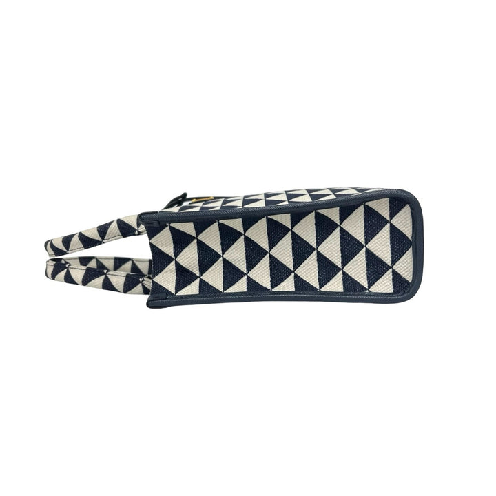 Shoulder bag prada symbol embroidered fabric small