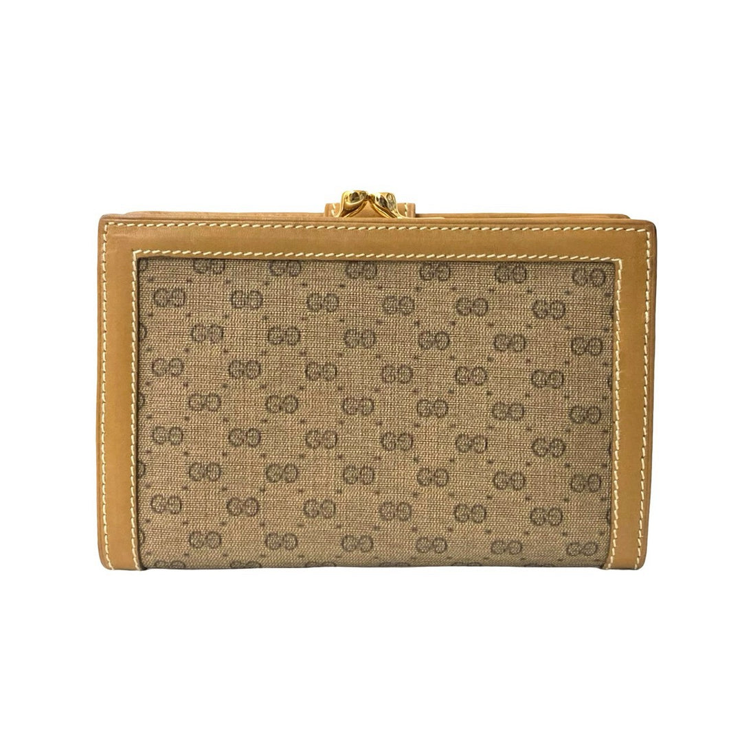 Bifold wallet Gucci micro GG logo pattern