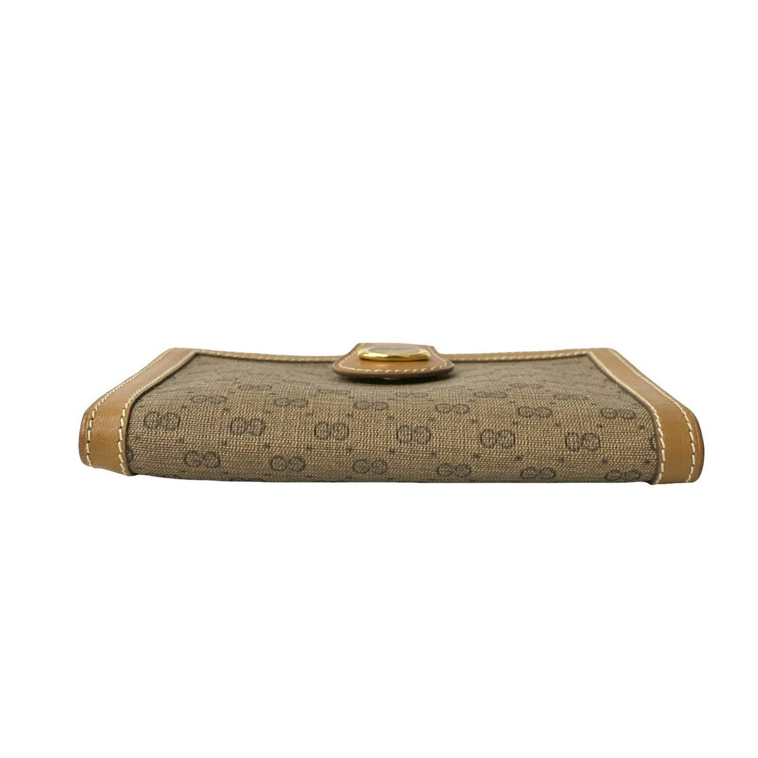 Bifold wallet Gucci micro GG logo pattern