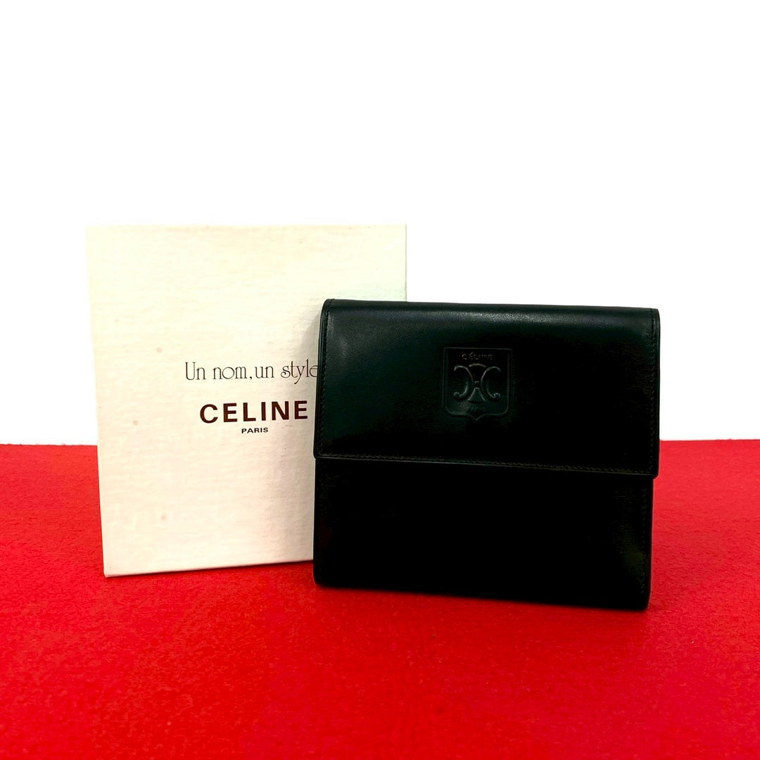 trifold wallet celine