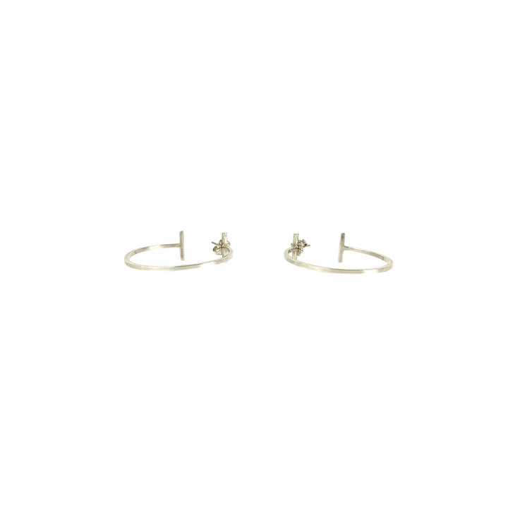 Earrings Tiffany T wire hoop earrings