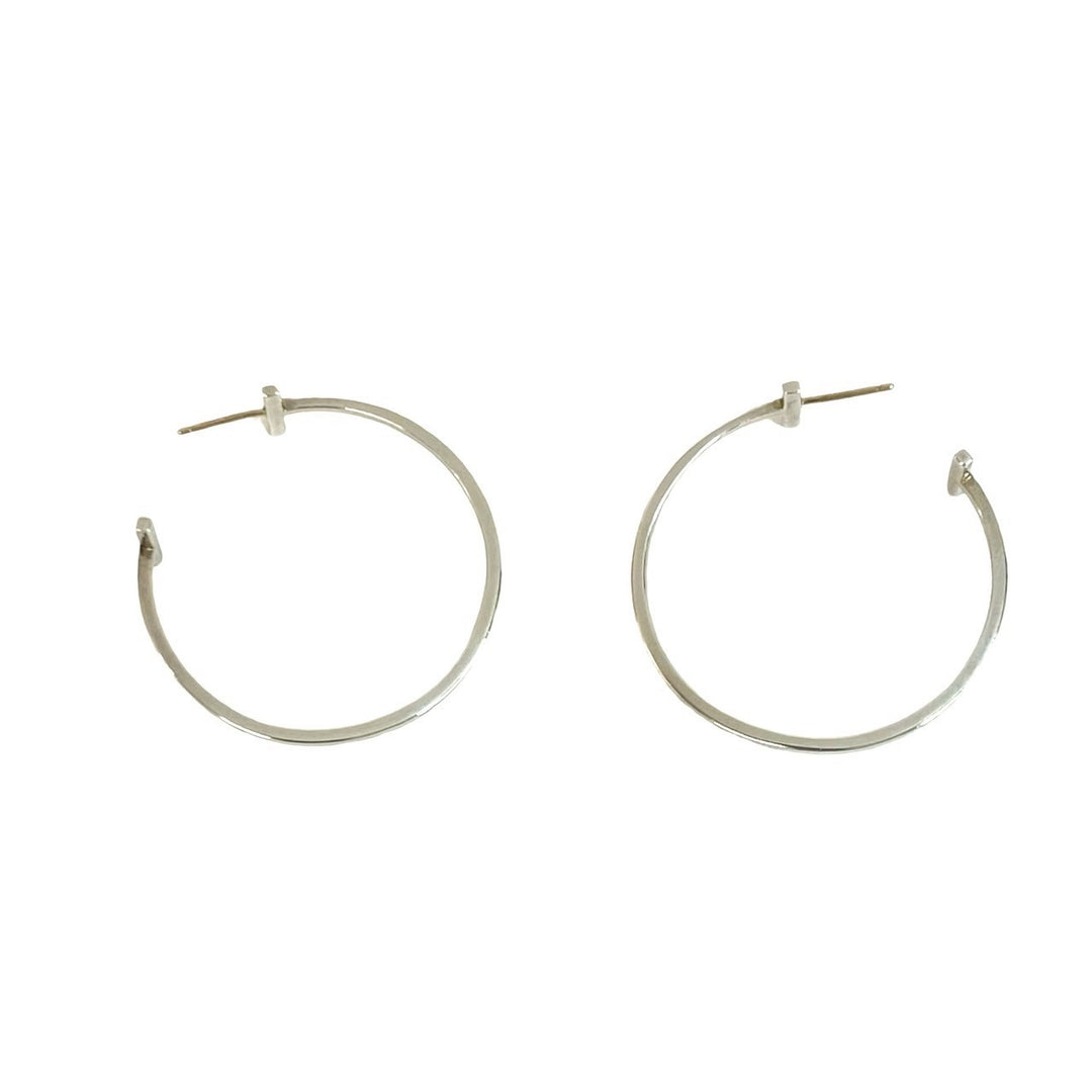 Earrings Tiffany T wire hoop earrings
