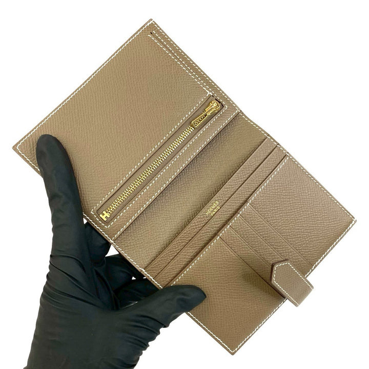 Hermes Bearn 緊湊型雙折皮夾