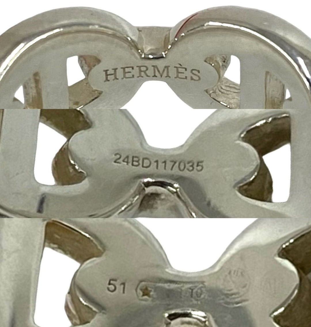 戒指/戒指 Hermes Chaine d'Ancre Enchene 戒指