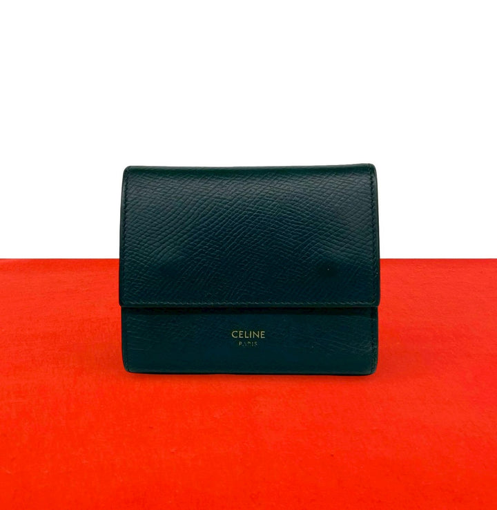 三折皮夾 Celine 小三折