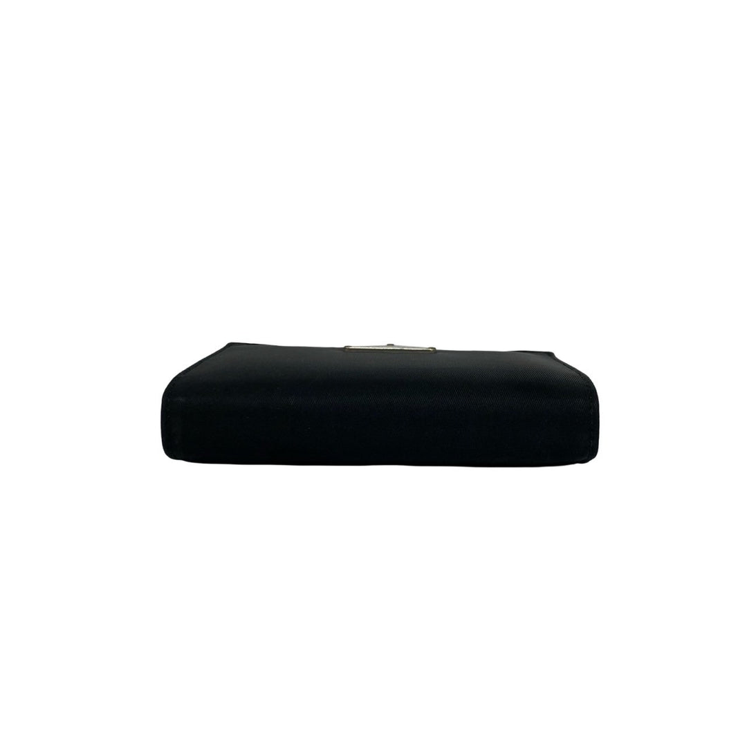 trifold wallet prada