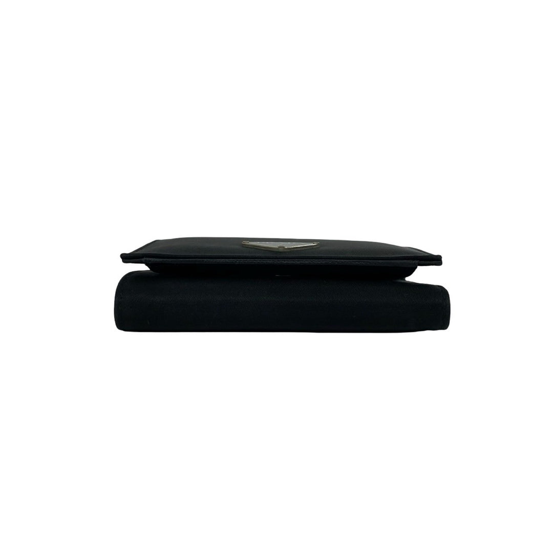 trifold wallet prada