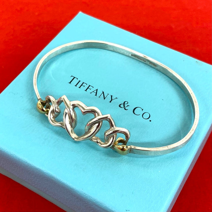 blurRubbingTiffany triple heart combination bangle