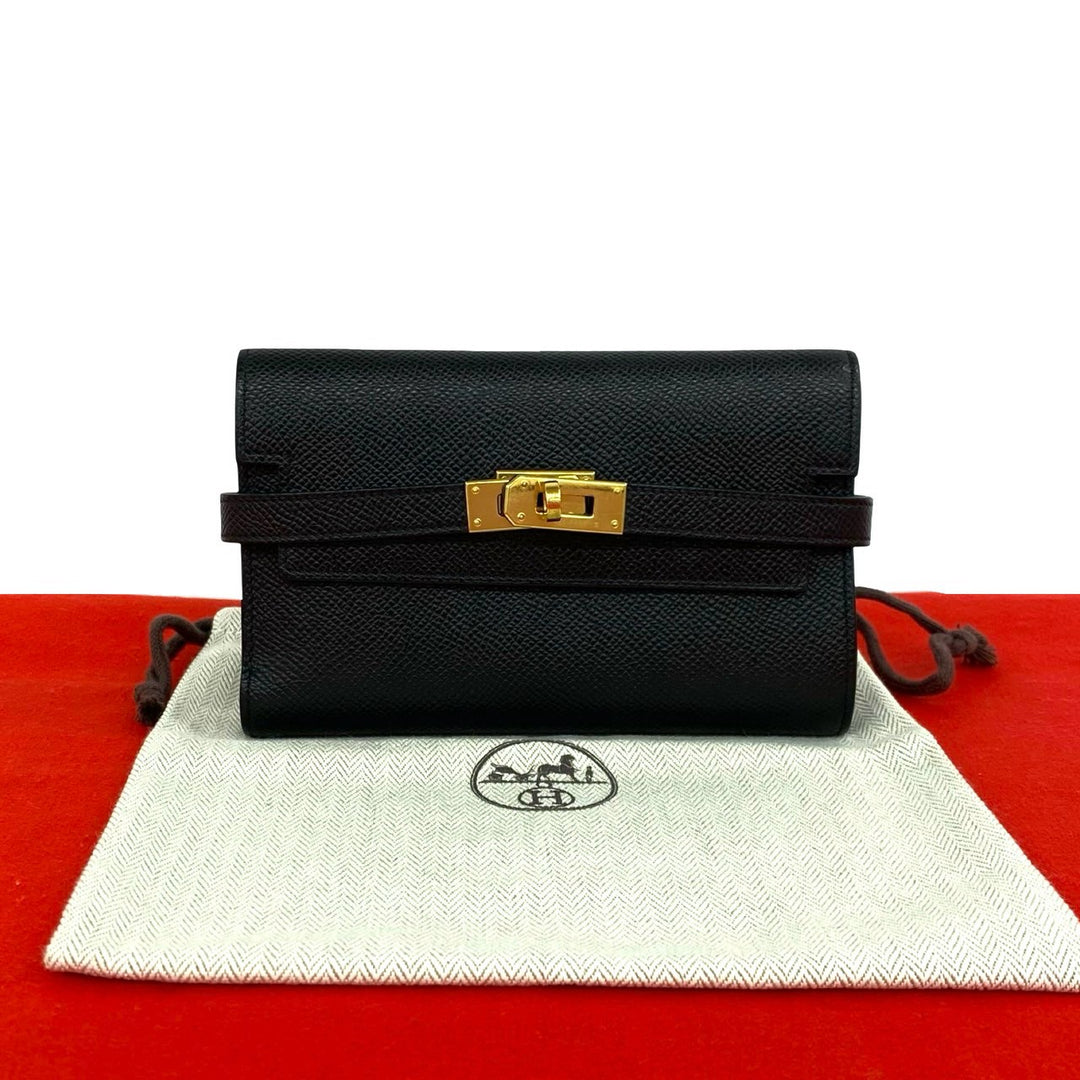 三つ折り財布 エルメス ケリー ウォレット ミディアム