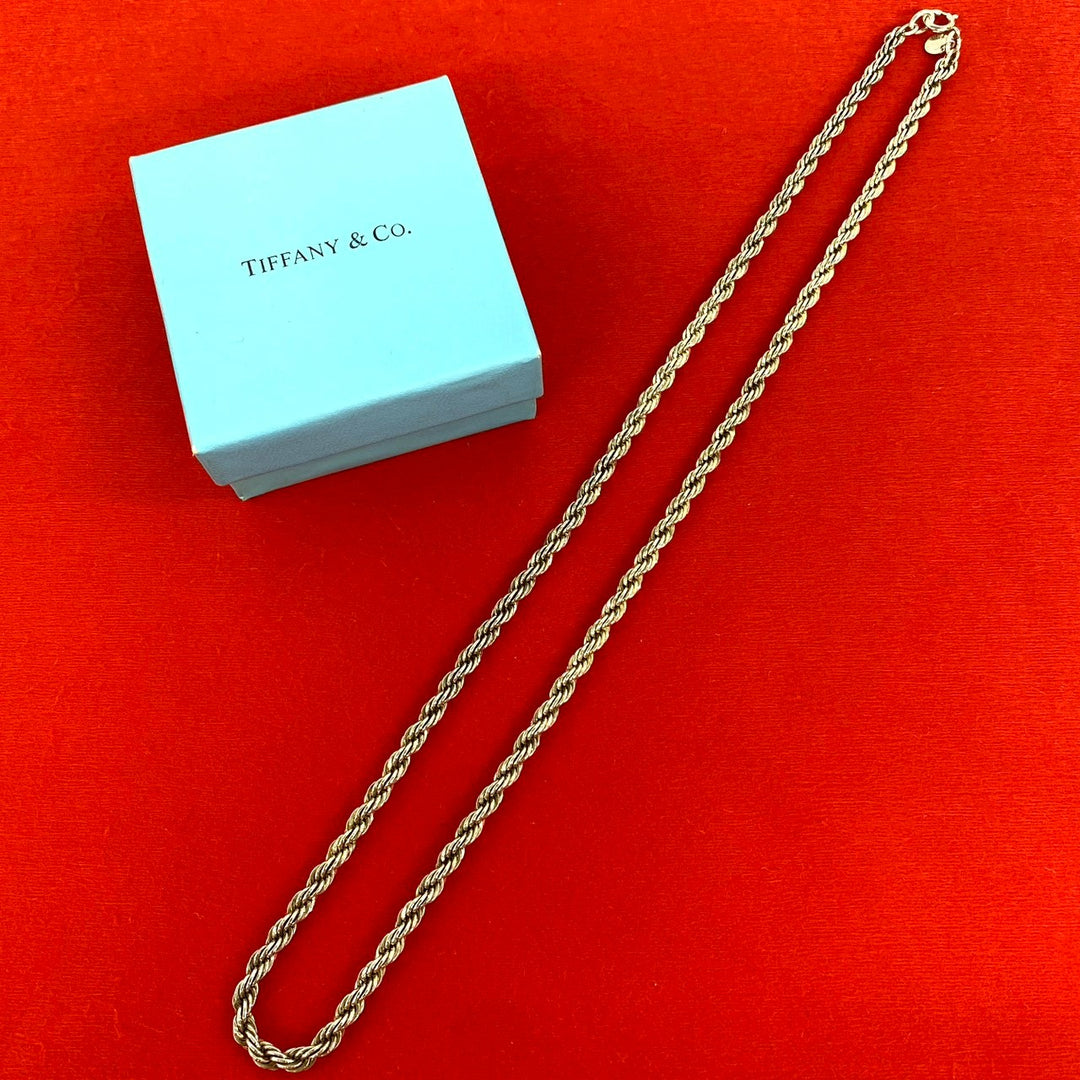 necklace tiffany twisted rope necklace