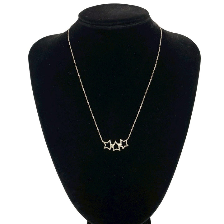 necklace tiffany triple star necklace
