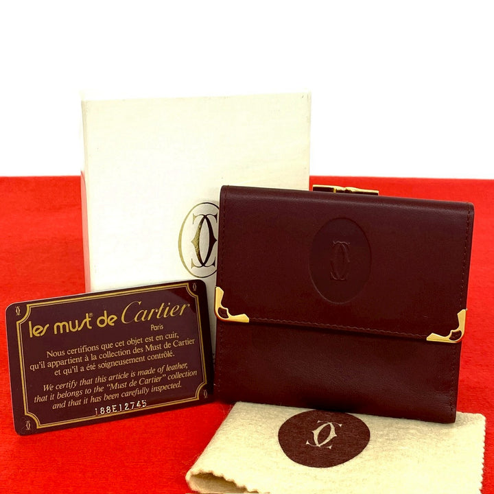 trifold wallet cartier